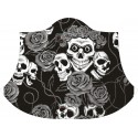 Maschera anti-vento SKULLS & ROSES NERO