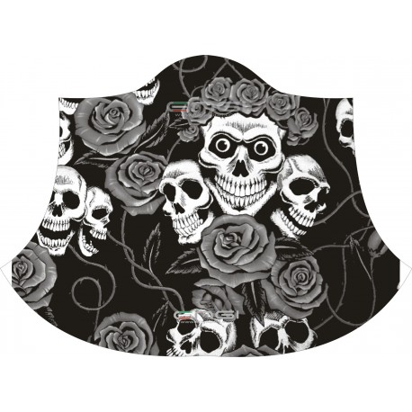 Maschera anti-vento SKULLS & ROSES